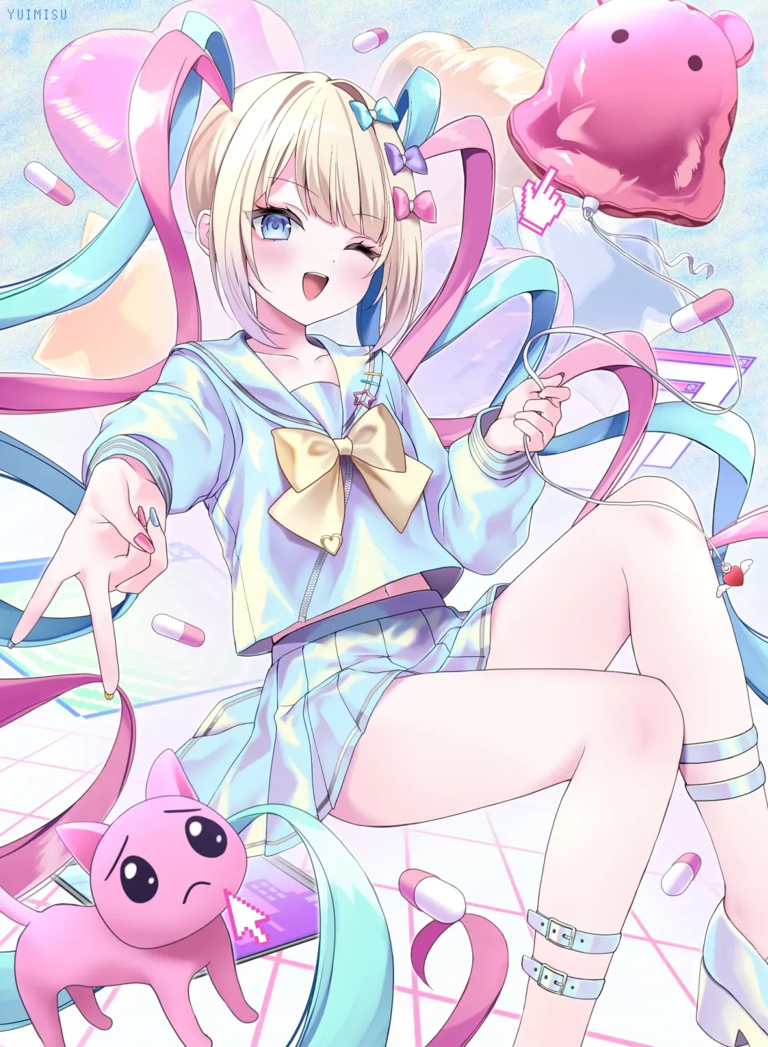 NEEDY GIRL OVERDOSE 超てんちゃん 生誕イラスト