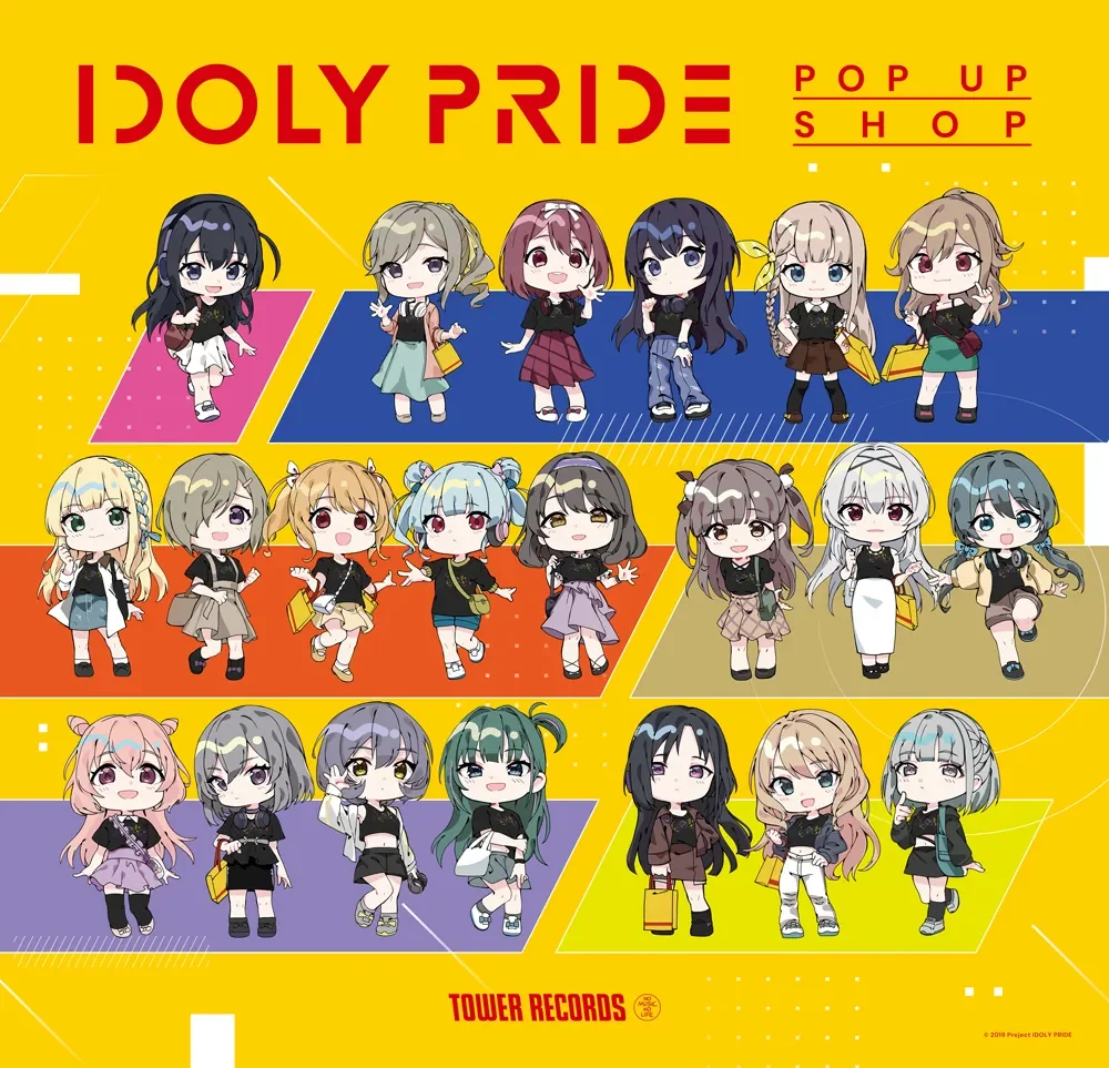 IDOLY PRIDE POP UP SHOP&衣装展　SDイラスト