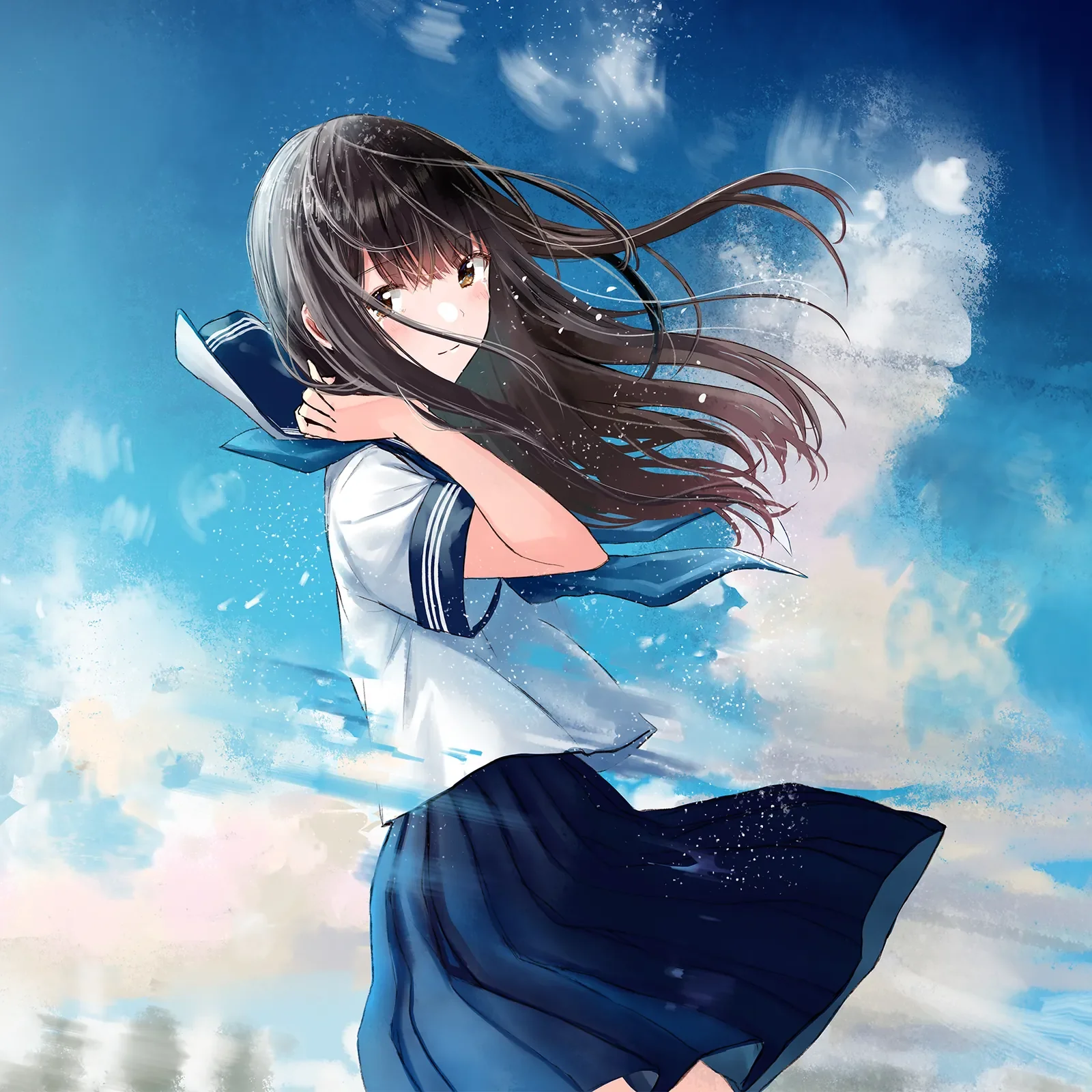 「ぜんぶ、藍色だった。」カバーイラスト