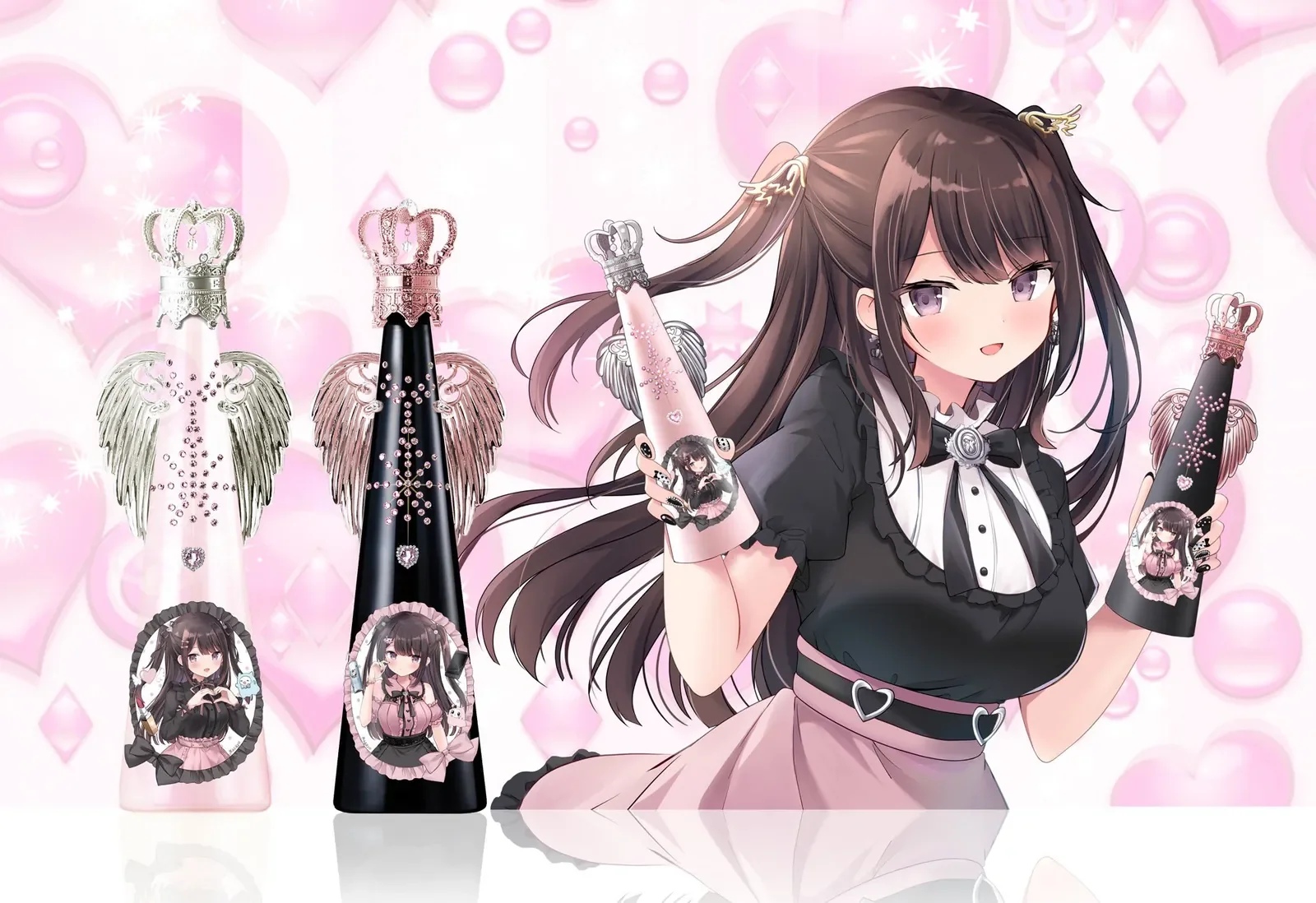 地雷ちゃんコラボボトル