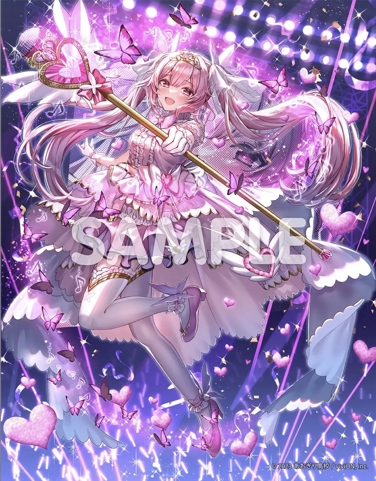 VTuber 千代浦蝶美様ワンマンライブ『illusion』キービジュアルイラスト