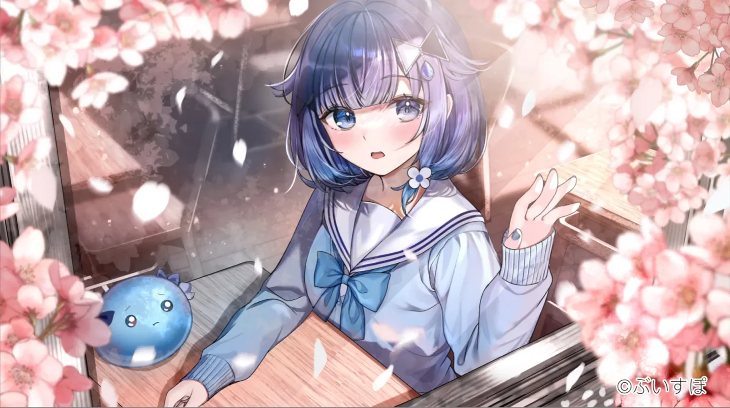 19.ぶいすぽっ！所属紡木こかげ様 歌ってみたMVイラスト