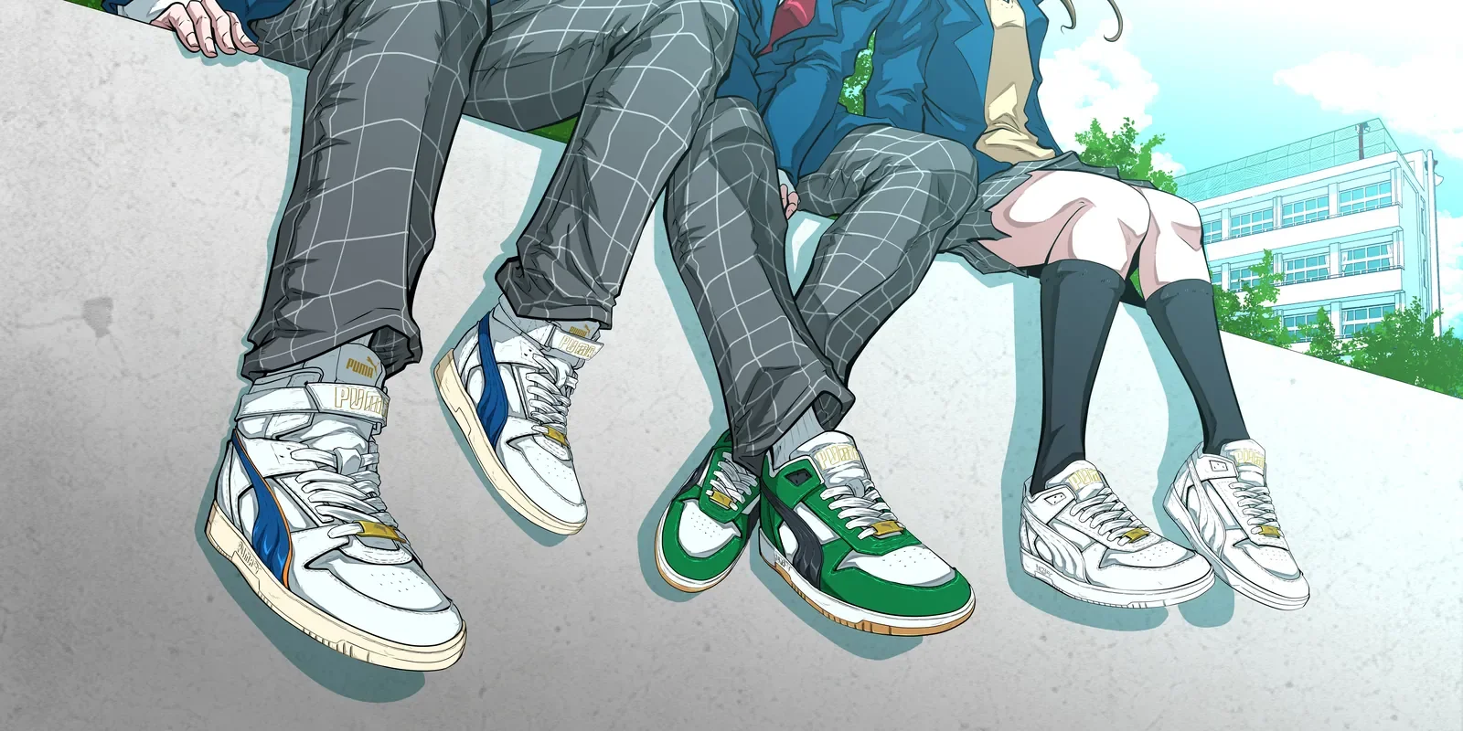 PUMA/XEBIO企画 店頭POPイラスト