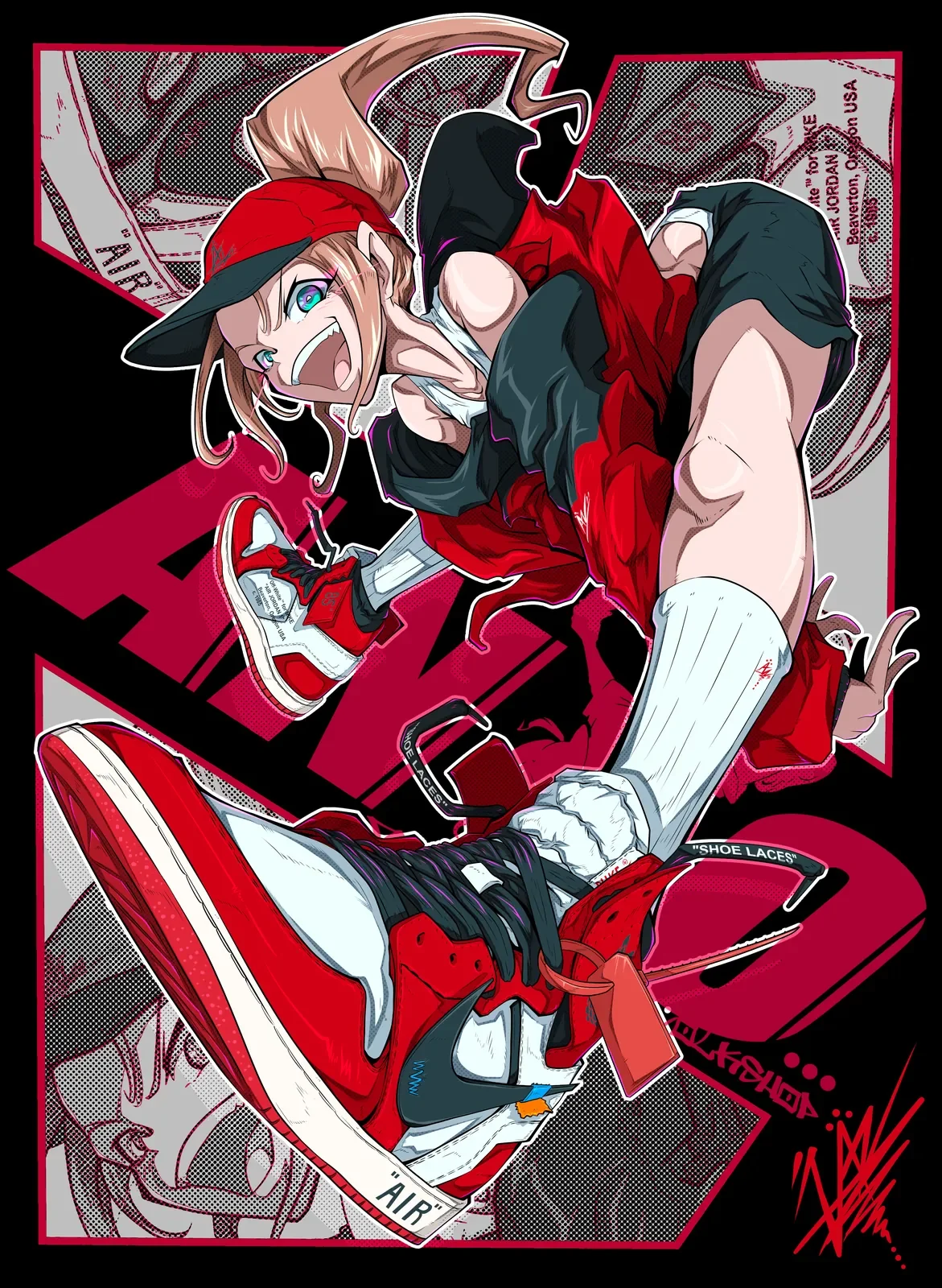 OFF-WHITE×NIKE AIRJORDAN1 CHICAGO