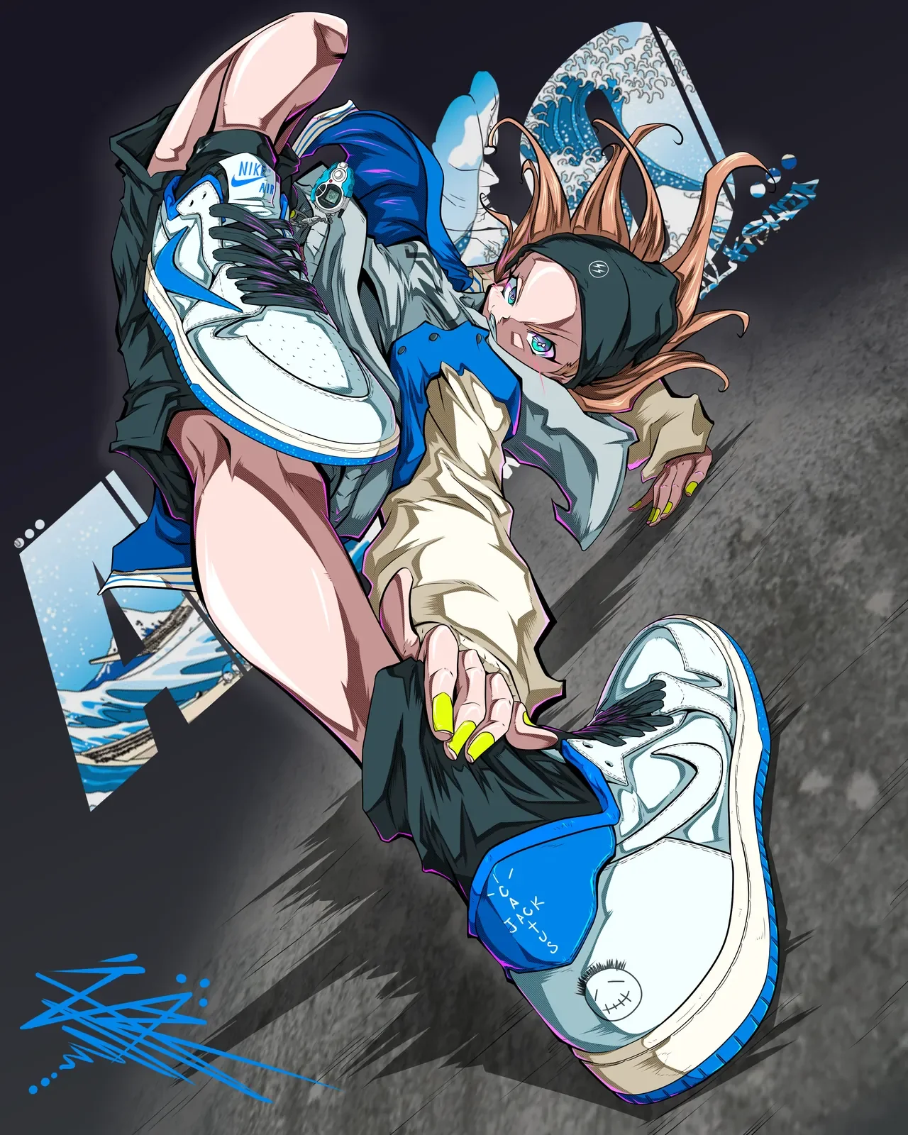 TravisScott×Nike×Fragment AIRJORDAN1 MB