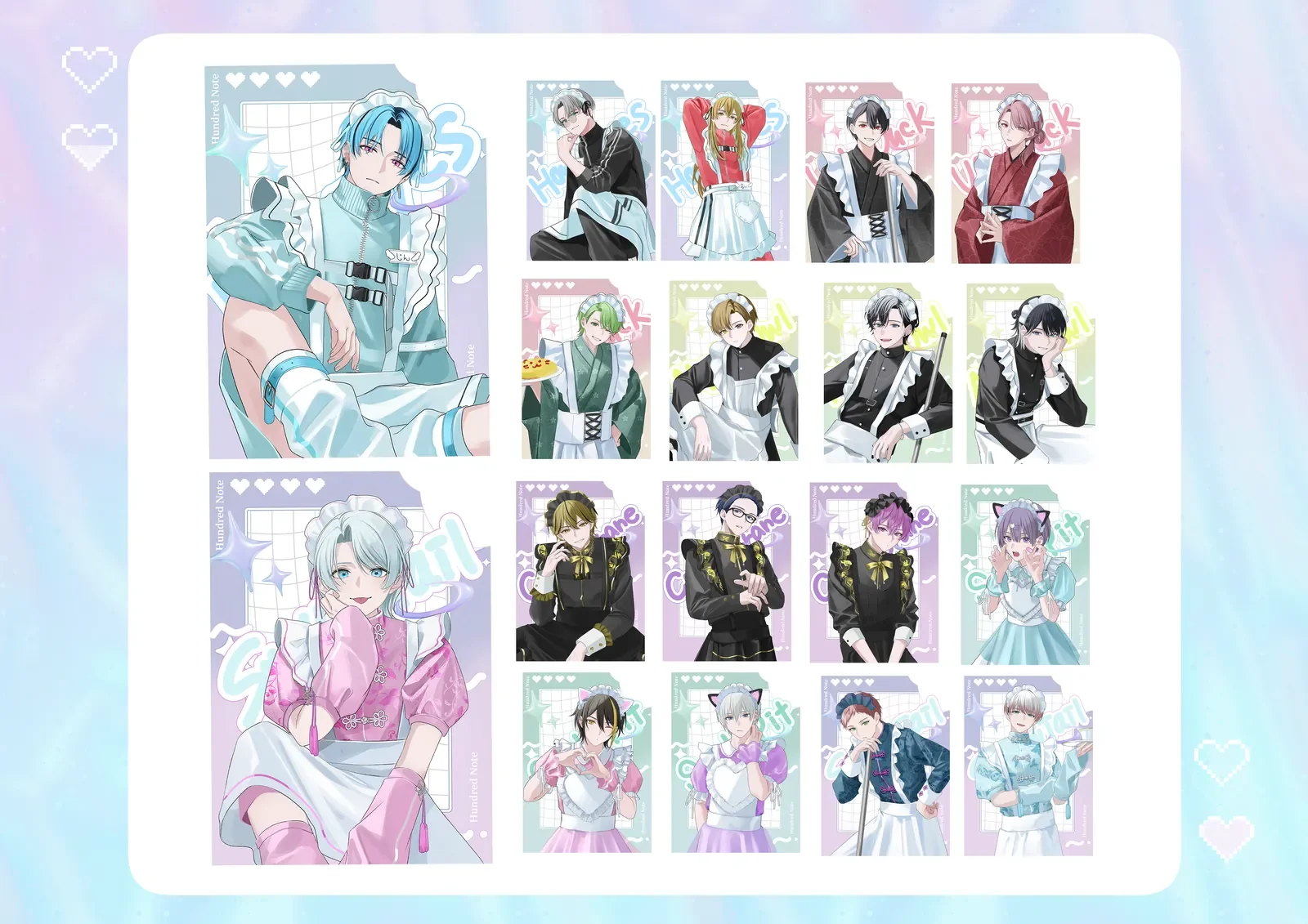 ハンドレッドノートファミマプリントイラスト