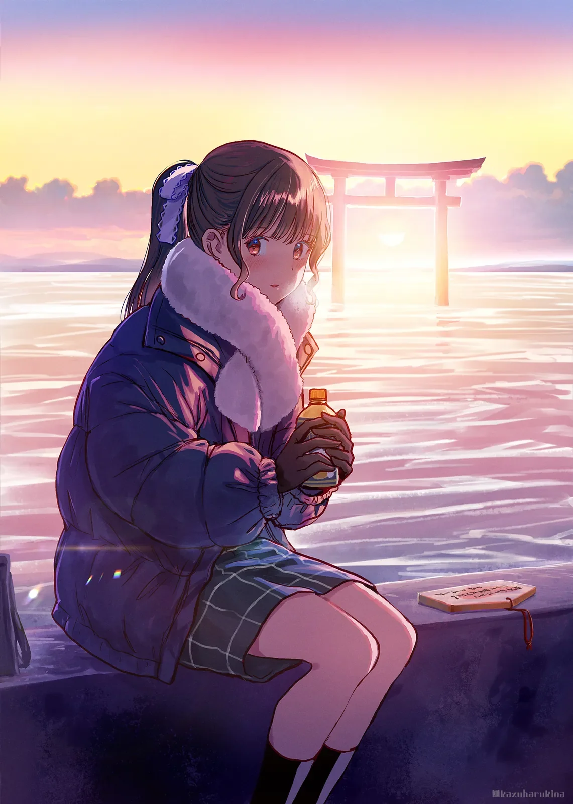 彼女と行く初詣