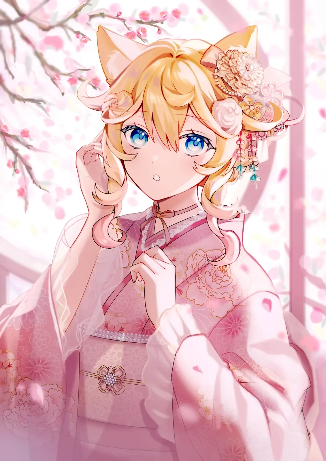 潤主アシュリ様 お正月用イラスト一点