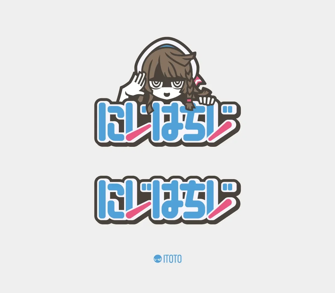 コスパフォ＆ＤＪイベント「にじはちじ」 イラスト,ロゴ