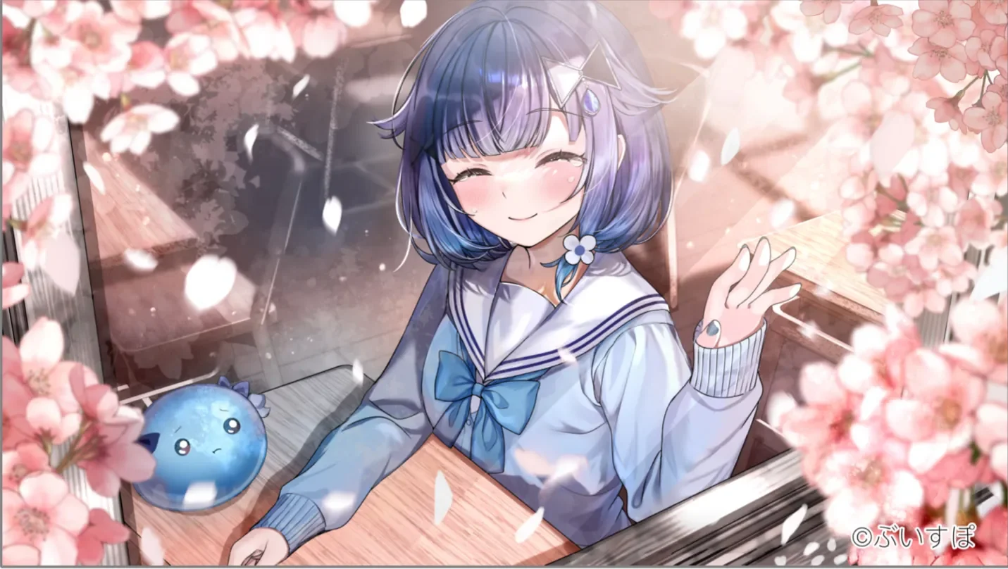 19.ぶいすぽっ！所属紡木こかげ様 歌ってみたMVイラスト