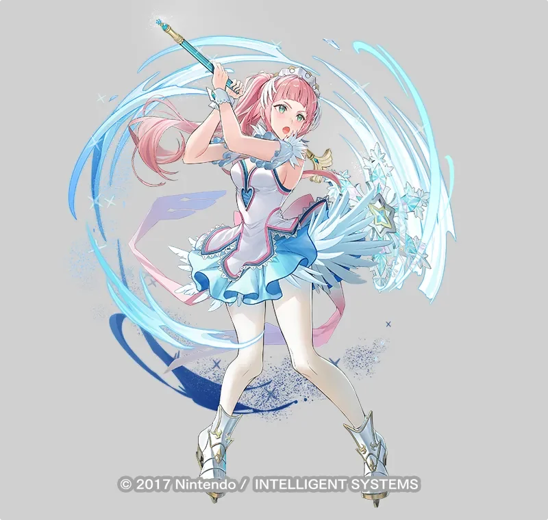 ゲーム『ファイアーエムブレム ヒーローズ』 超英雄-寒さに挫けぬ心 「フェリシア」立ち絵
