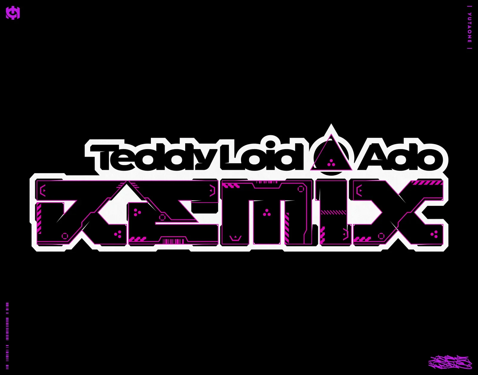 Ado 夜のピエロ TeddyLoid Remix 楽曲ロゴデザイン