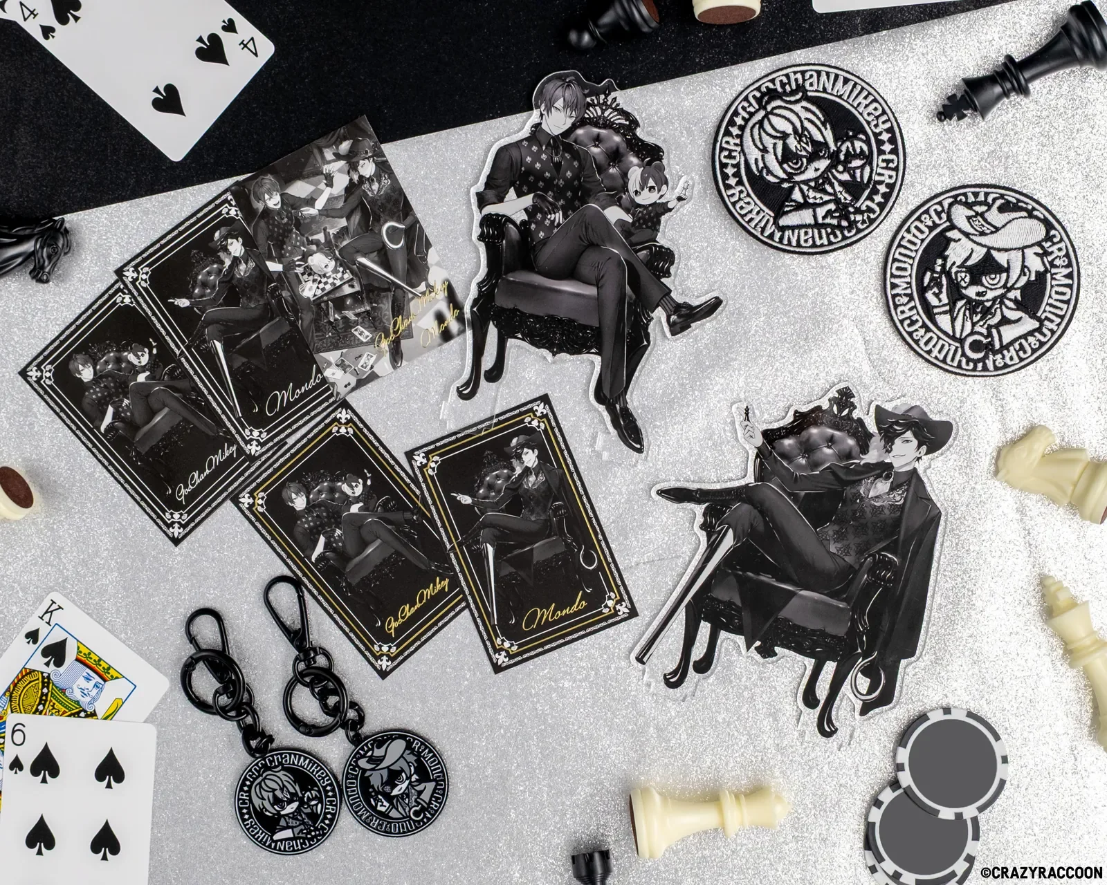 CrazyRaccoon CR_xxday 黒の日 ロゴデザイン