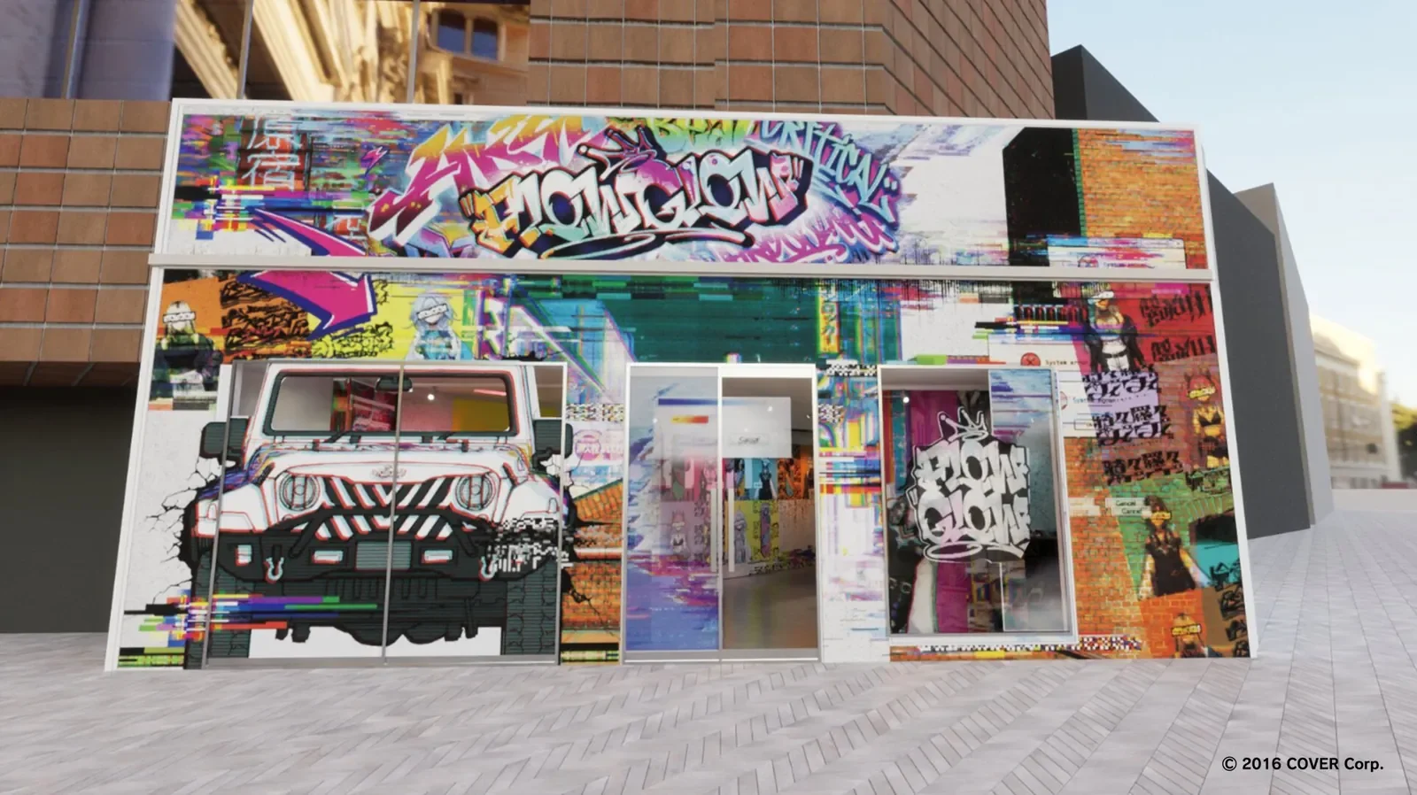 hololive DEV_IS FLOW GLOW ユニットロゴデザイン