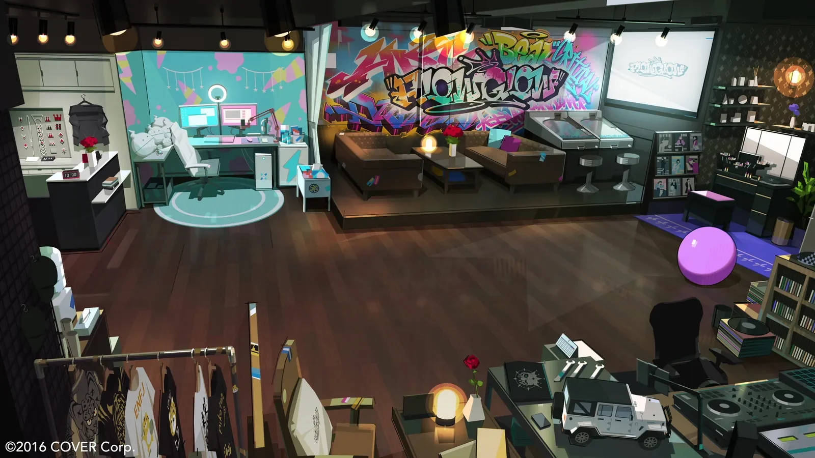 hololive DEV_IS FLOW GLOW ユニットロゴデザイン