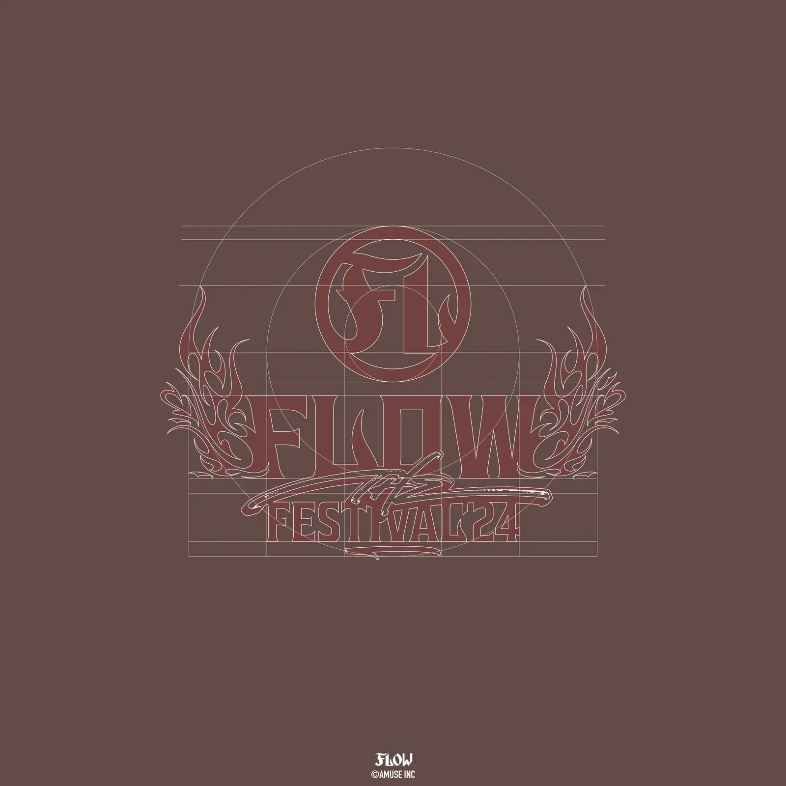FLOW THE FESTIVAL ロゴ＆グッズデザイン