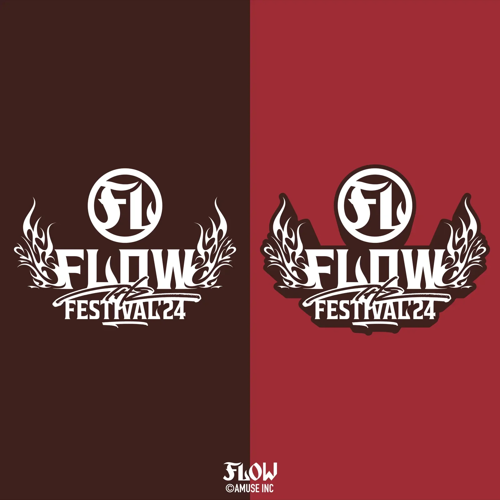 FLOW THE FESTIVAL ロゴ＆グッズデザイン