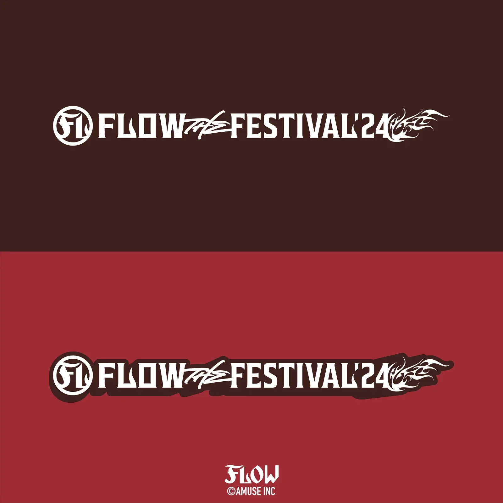 FLOW THE FESTIVAL ロゴ＆グッズデザイン