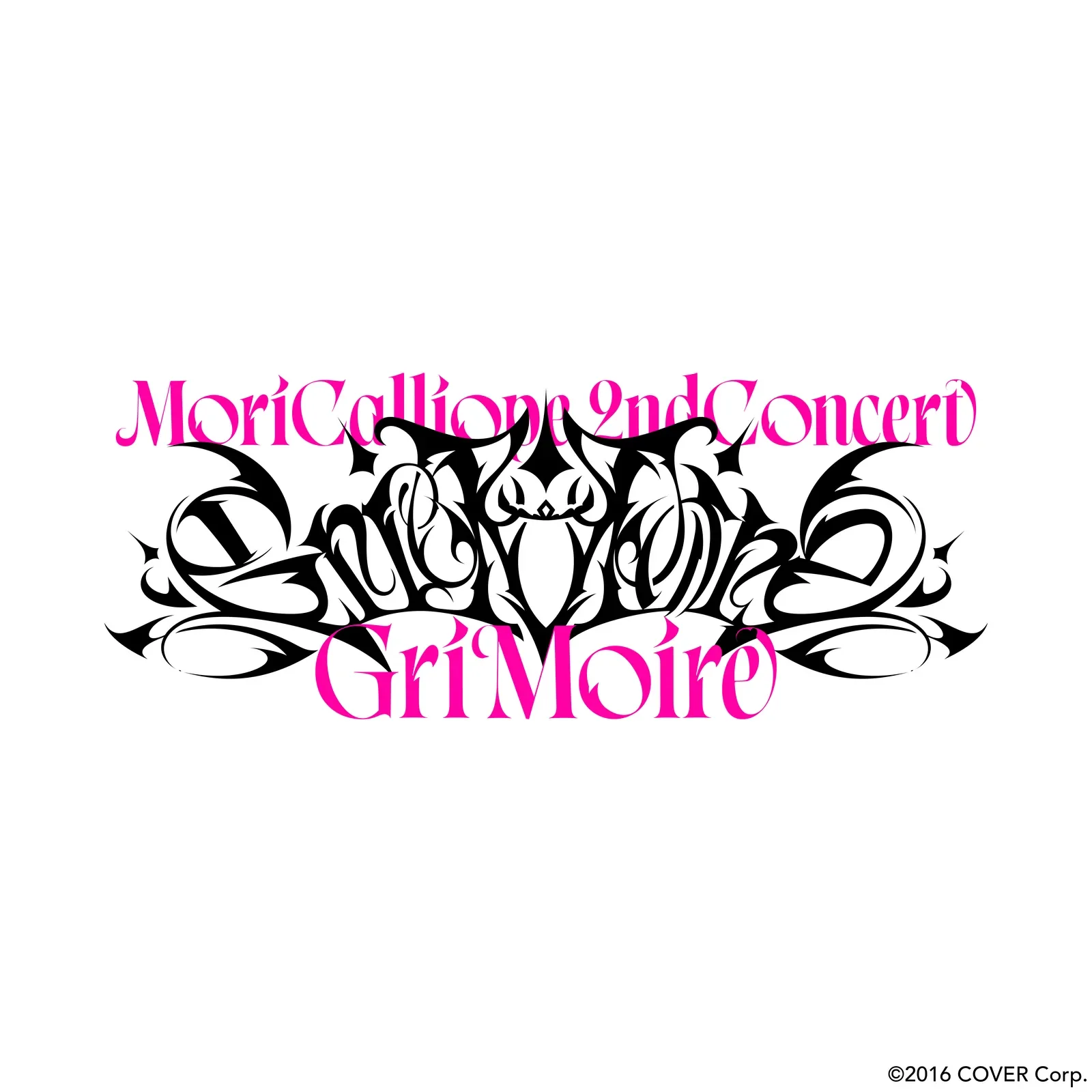 森カリオペ 2ndソロライブ GriMoire ロゴデザイン＆KVデザイン