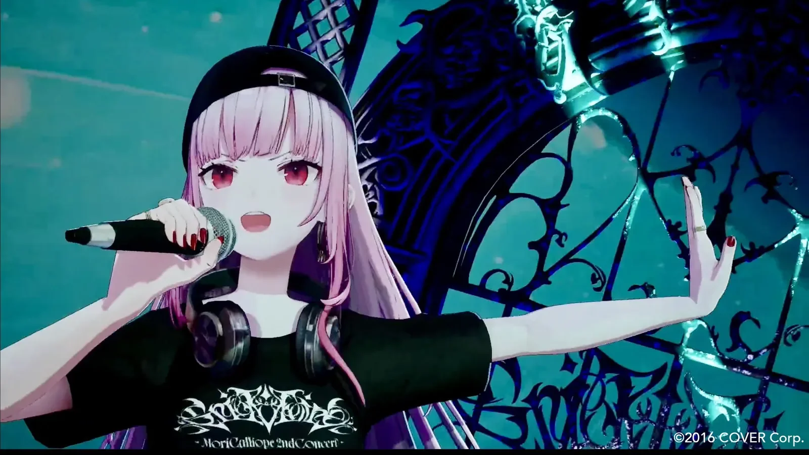 森カリオペ 2ndソロライブ GriMoire ロゴデザイン＆KVデザイン