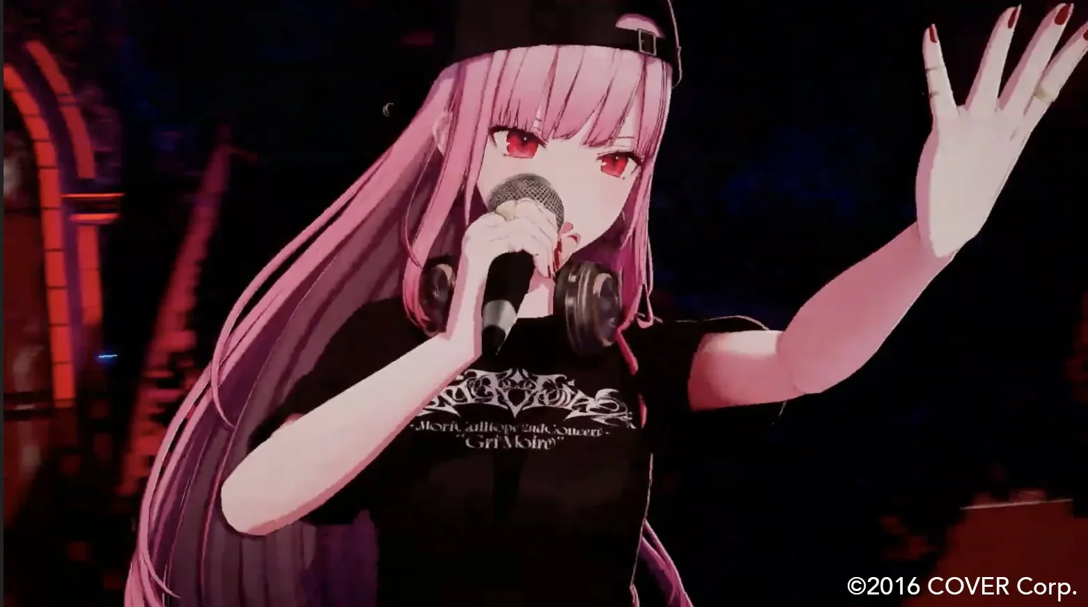 森カリオペ 2ndソロライブ GriMoire ロゴデザイン＆KVデザイン