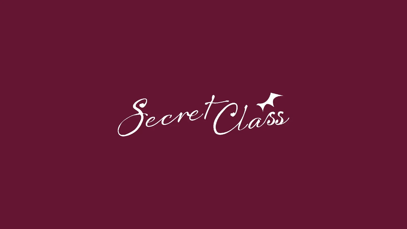 『SecretClass』ロゴ、ジャケットデザイン