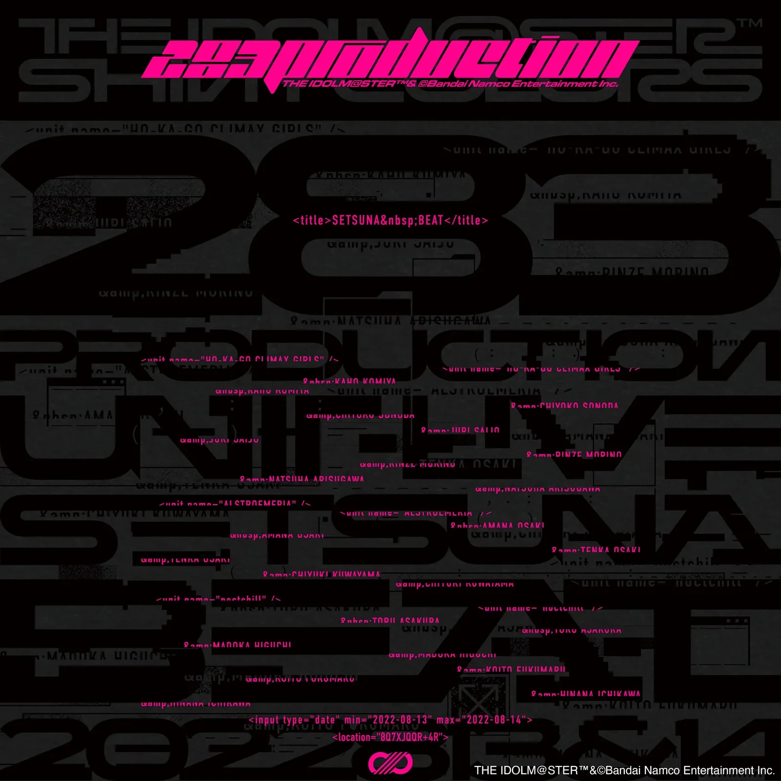 アイドルマスター シャイニーカラーズ ライブロゴデザイン