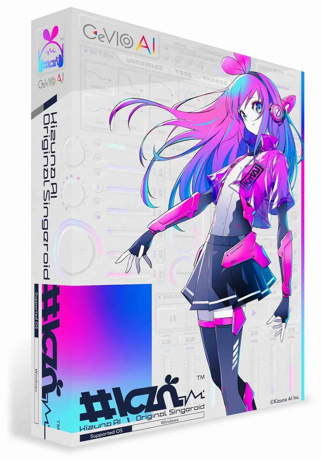 キズナアイ Original Singeroid #kzn ロゴデザイン