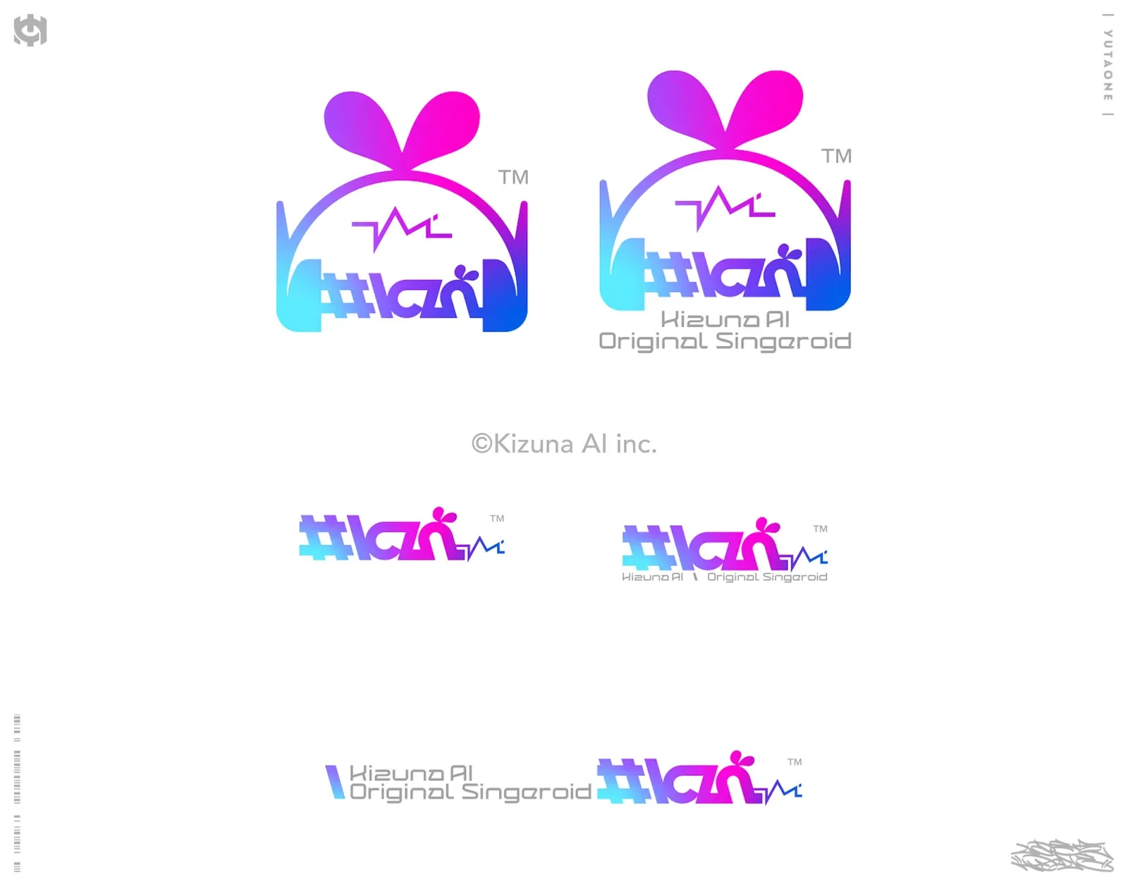 キズナアイ Original Singeroid #kzn ロゴデザイン