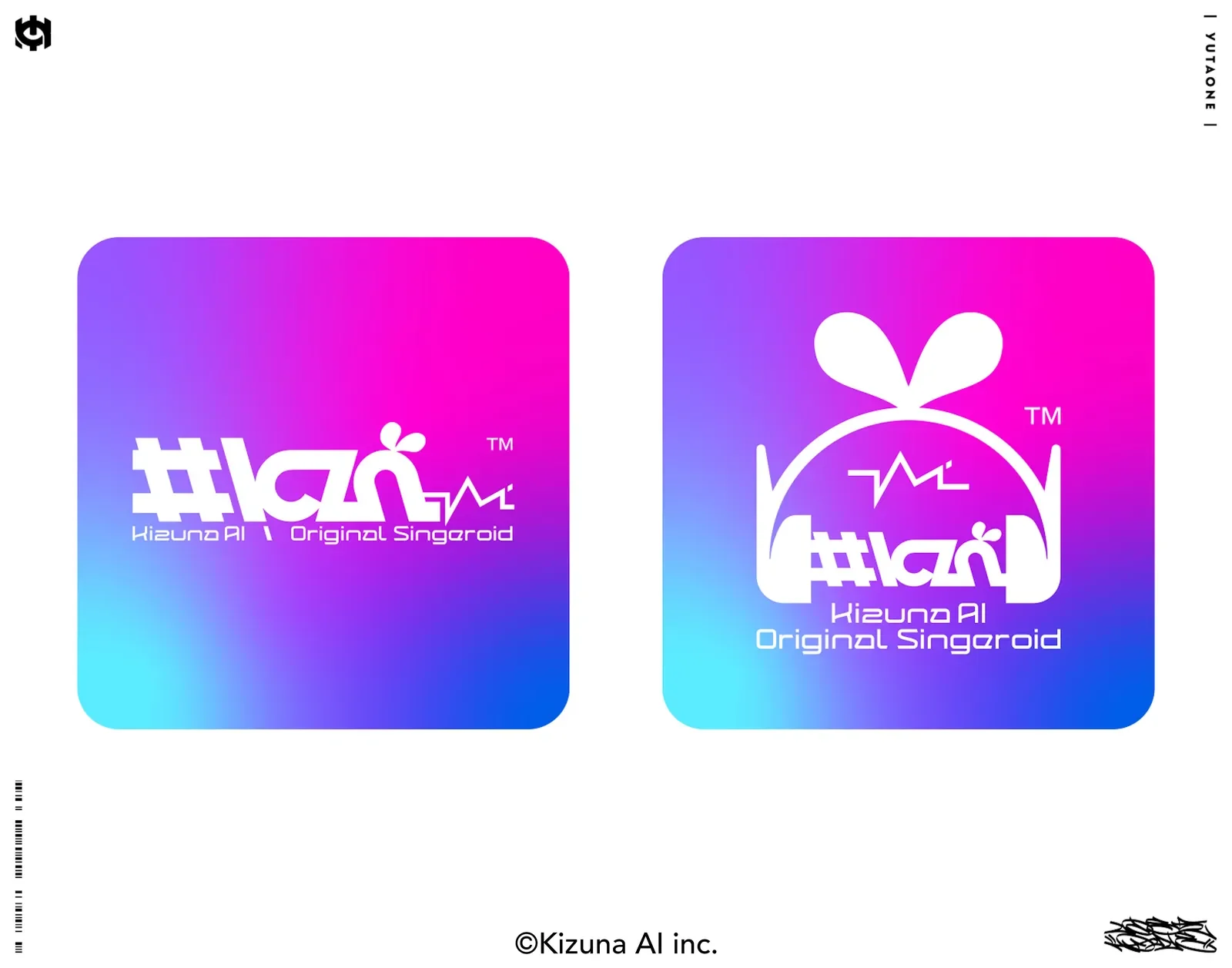 キズナアイ Original Singeroid #kzn ロゴデザイン