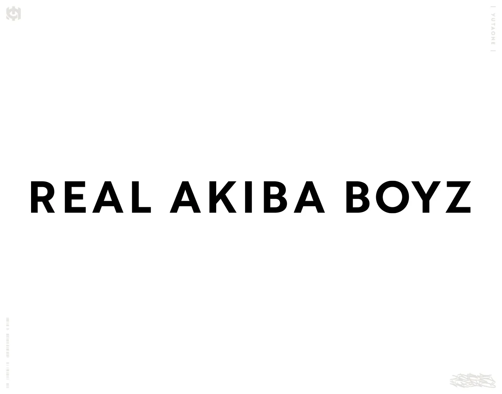 REAL AKIBA BOYZ ロゴデザイン