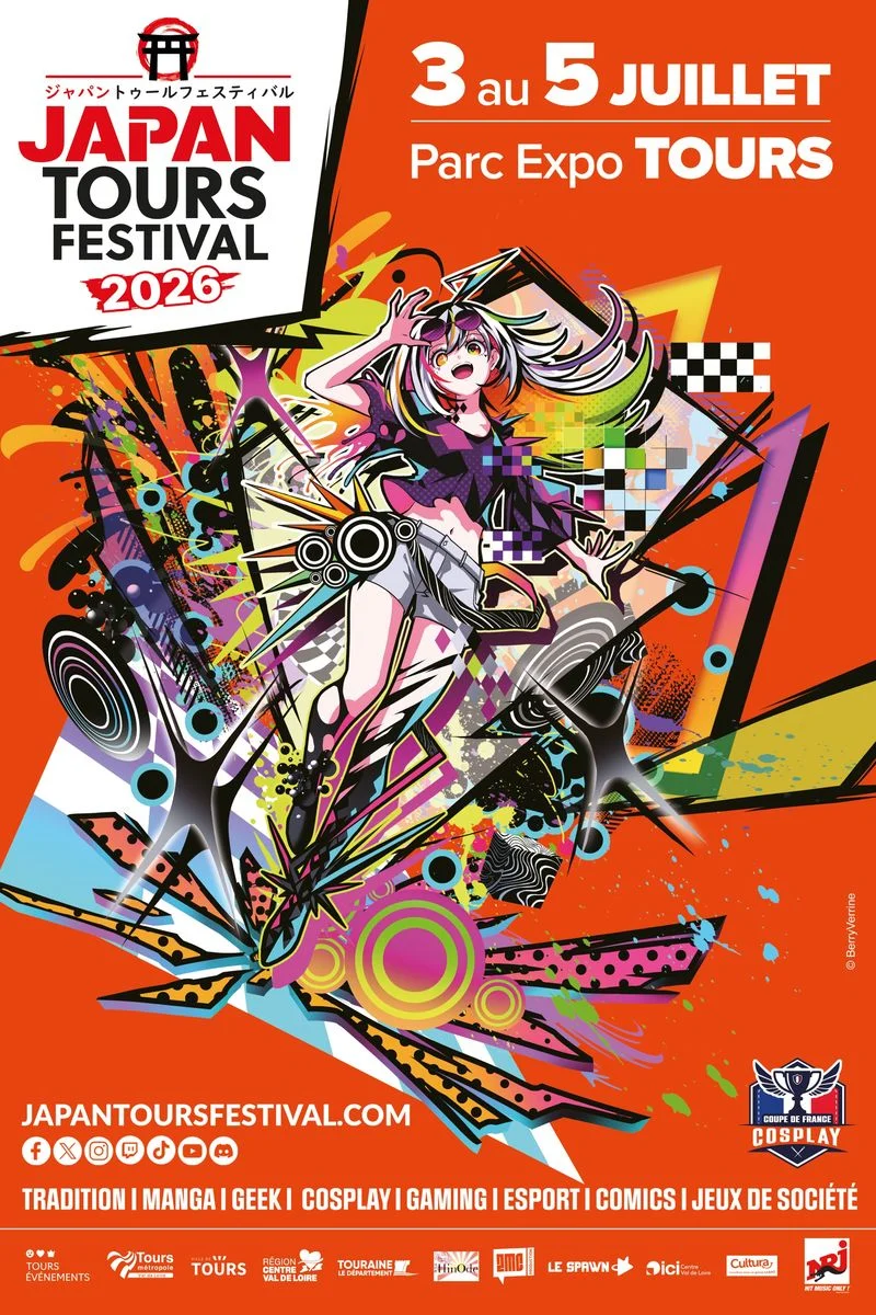 フランスで開催 Japan Tours Festival 2026　BerryVerinneがキービジュアルを描きおろし