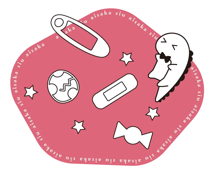 藍坂しう　ロゴ/背景/スケジュール表/他デザイン