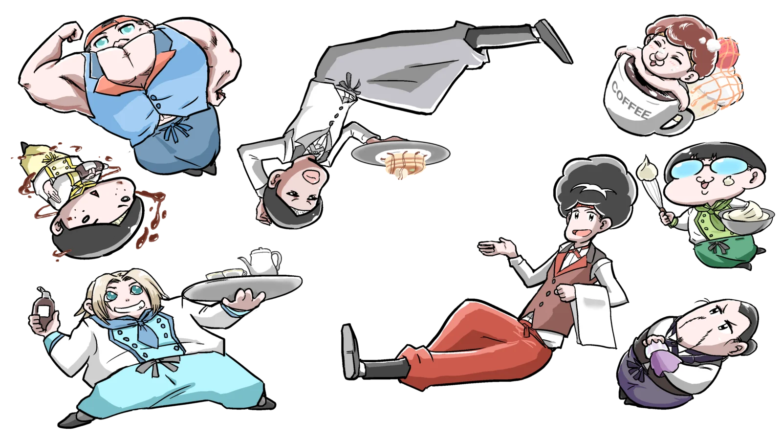 RAB15周年コラボカフェイラスト