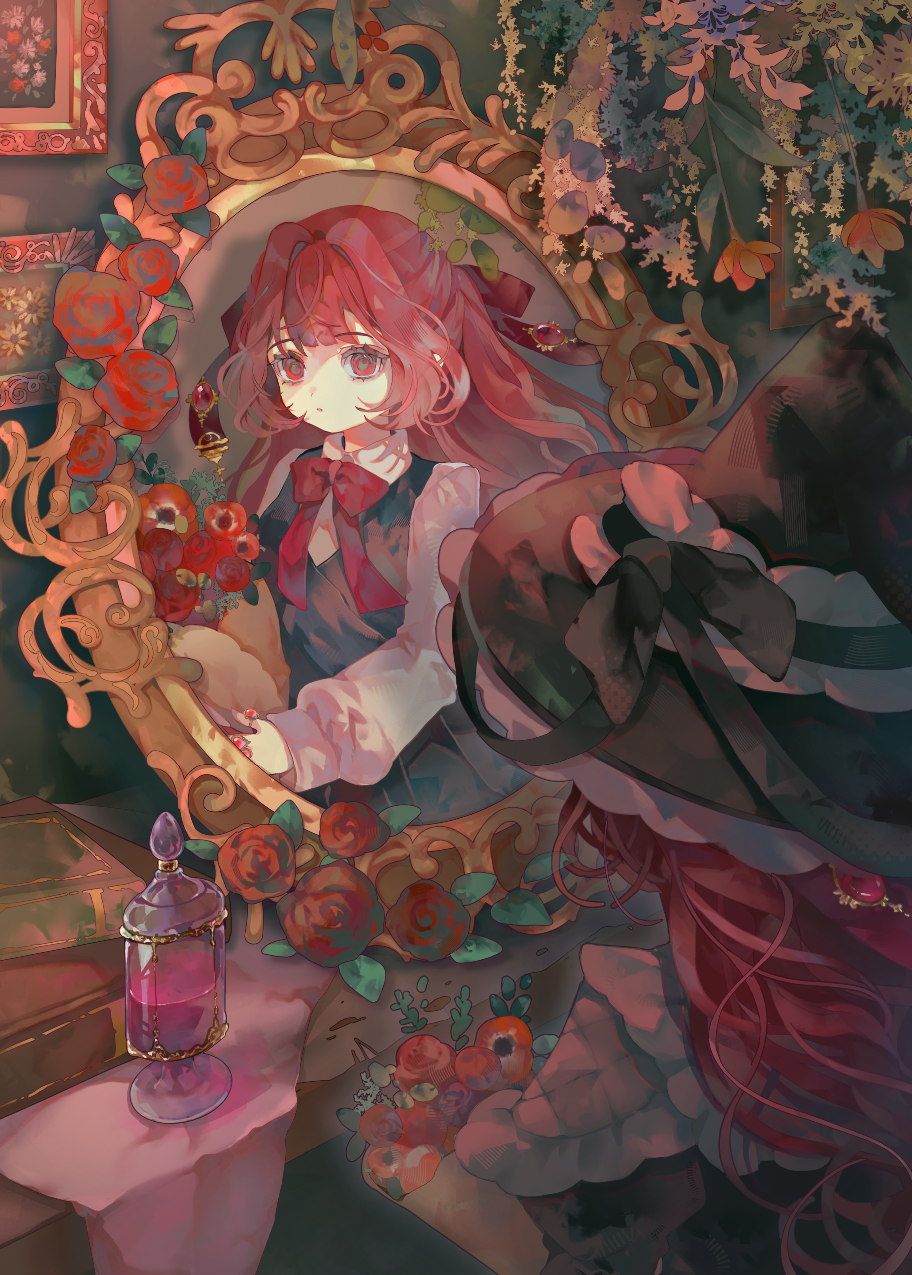 魔女と花束。