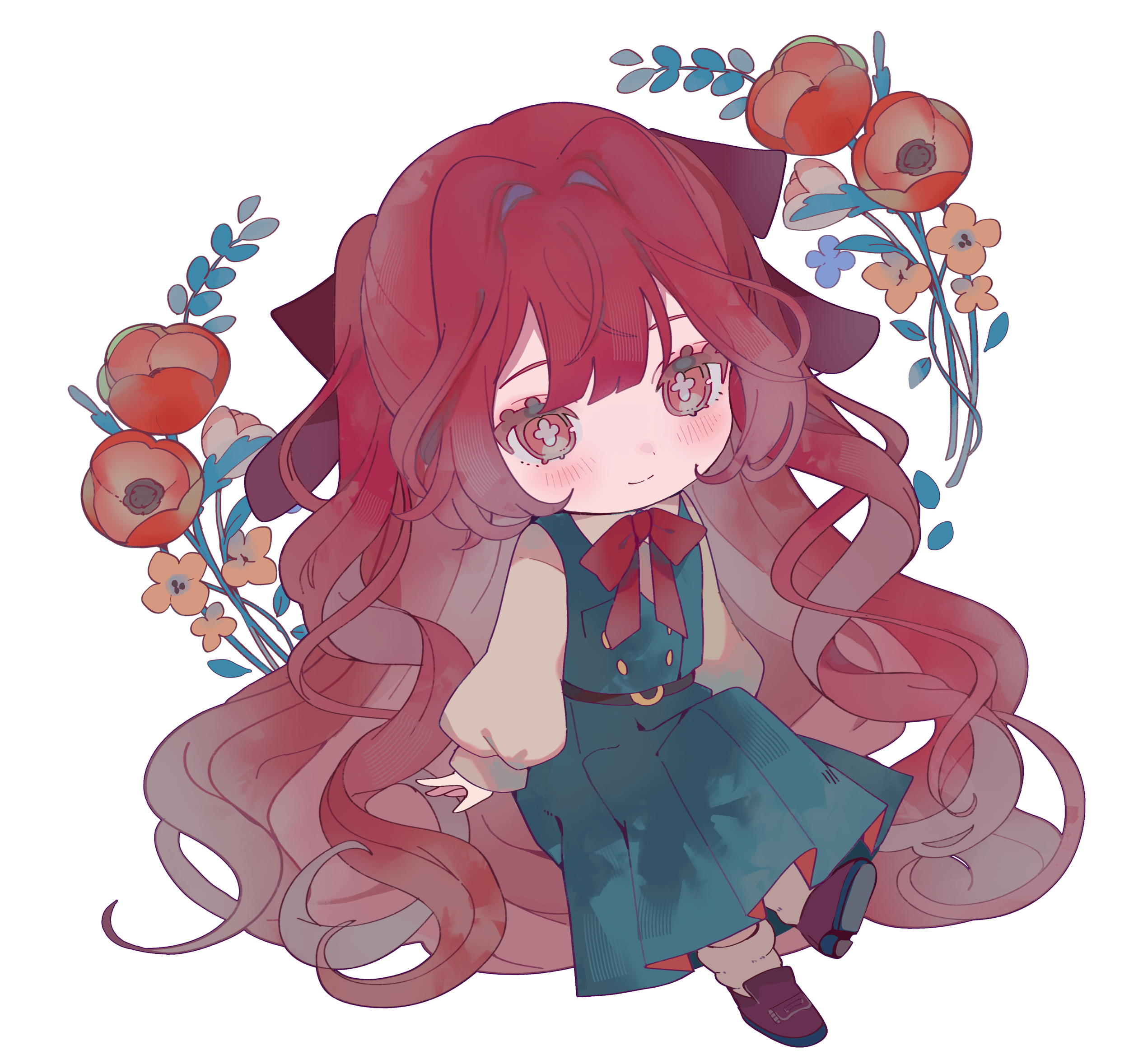 赤魔女SDイラスト